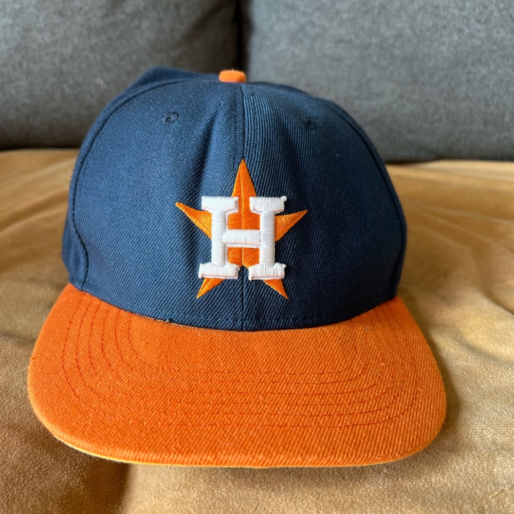 Houston Astros Navy and Orange Cap